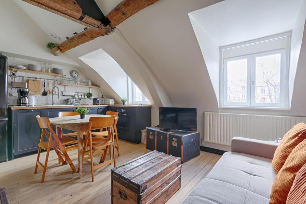 Mykeypers - Fantastic Designed Parisan Loft 2Br/6P- Le Marais Daire Dış mekan fotoğraf